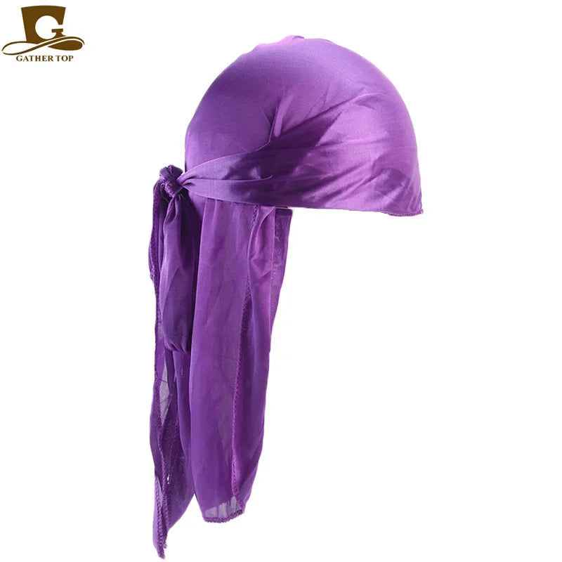 Unisex Velvet Durags Bandana Turban Hat Pirate Hats Wigs Doo Durag Biker Headwear Headband Pirate Hat Designer Durags-21