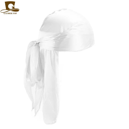 Unisex Velvet Durags Bandana Turban Hat Pirate Hats Wigs Doo Durag Biker Headwear Headband Pirate Hat Designer Durags-19